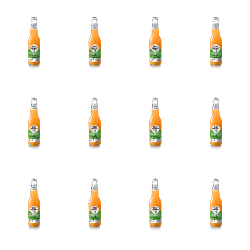 Bracia Sadownicy Napój musujący 275ml jabłko i mięta X12
